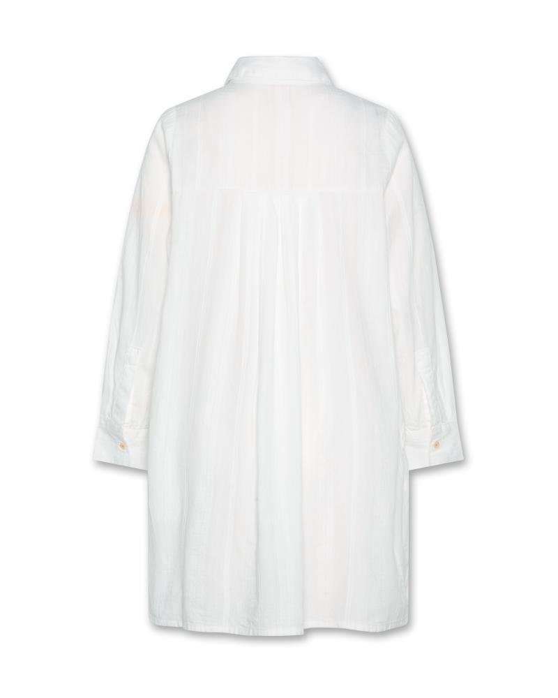 Hedy Dobby Dress - White