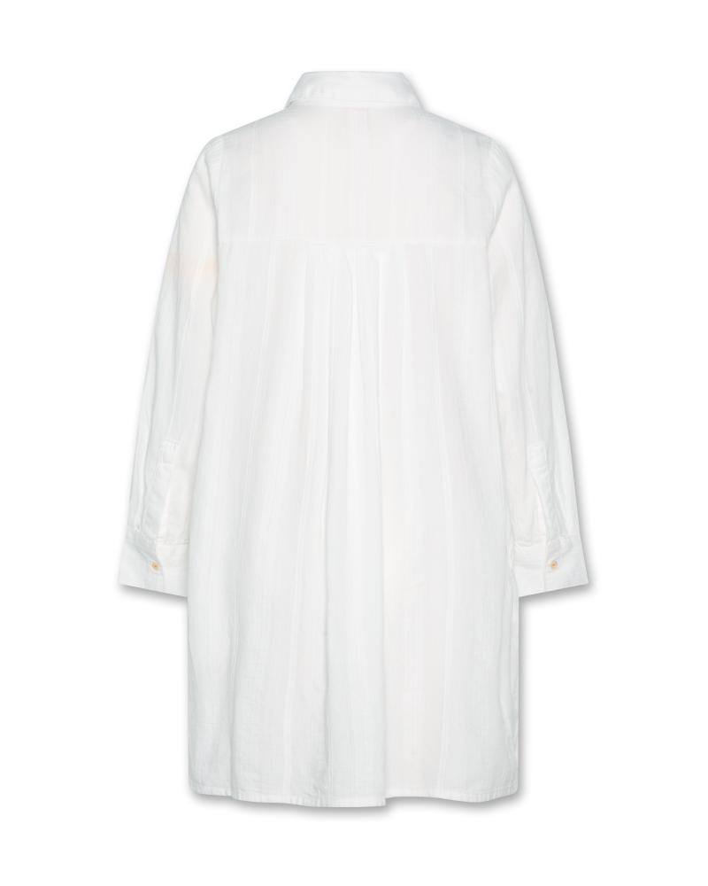 Hedy Dobby Dress - White
