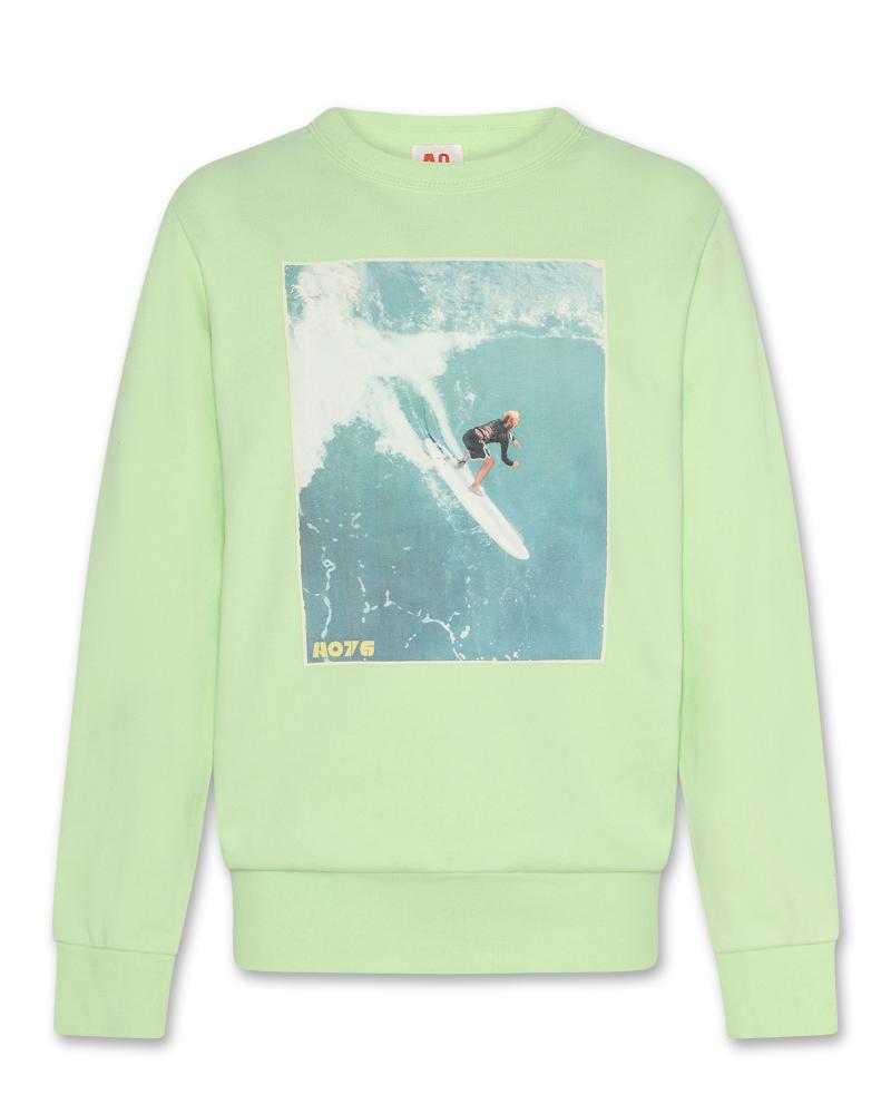 Tom Sweater Waves - Light Green