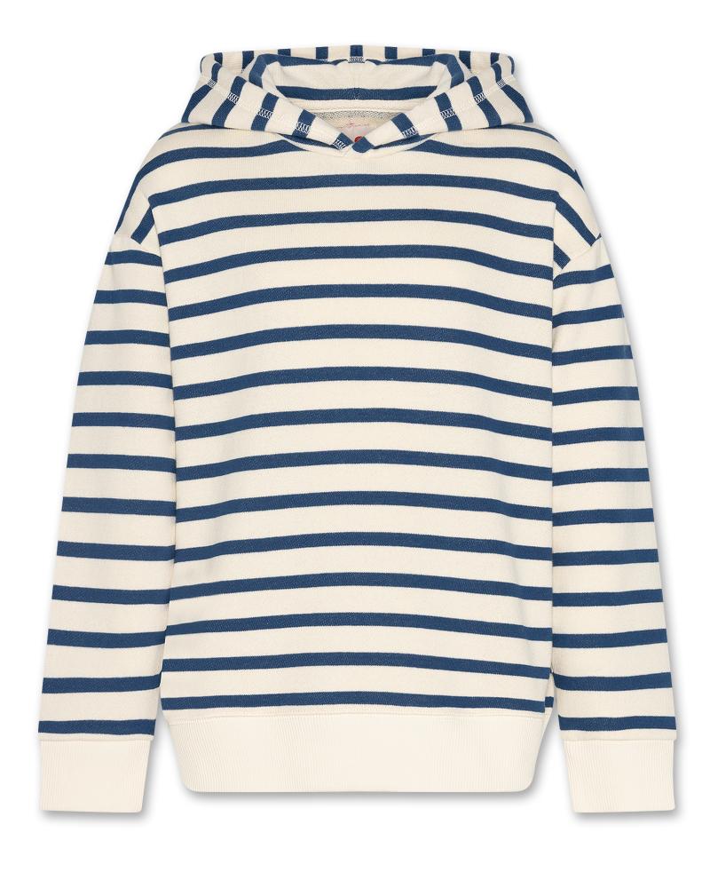 Arthur Striped Hoodie - Estate Blue