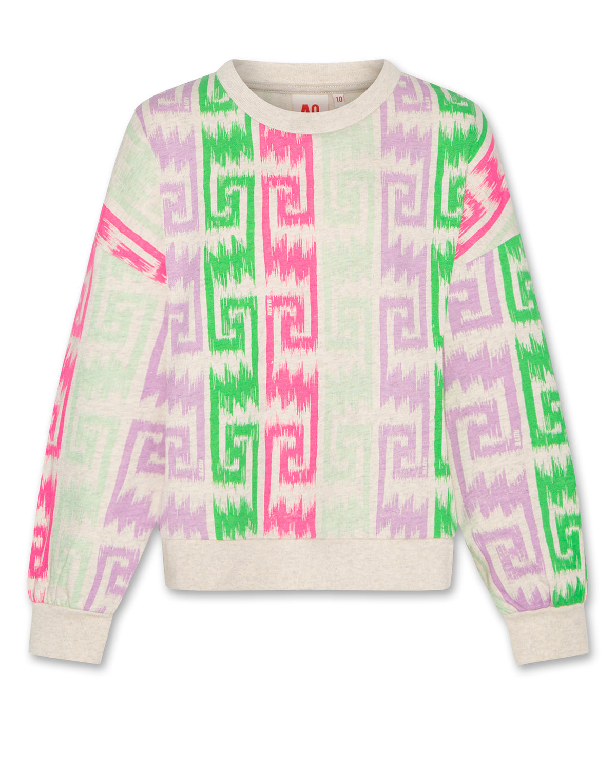 Violeta Sweater Geo - Heather Mastic