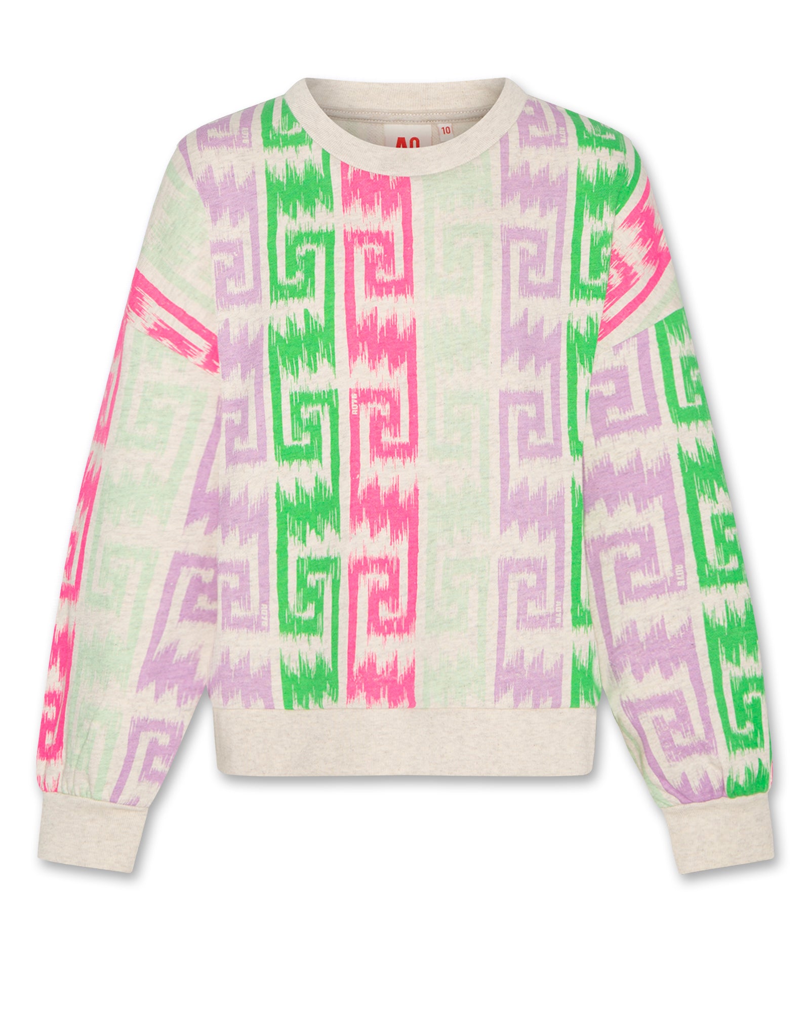 Violeta Sweater Geo - Heather Mastic