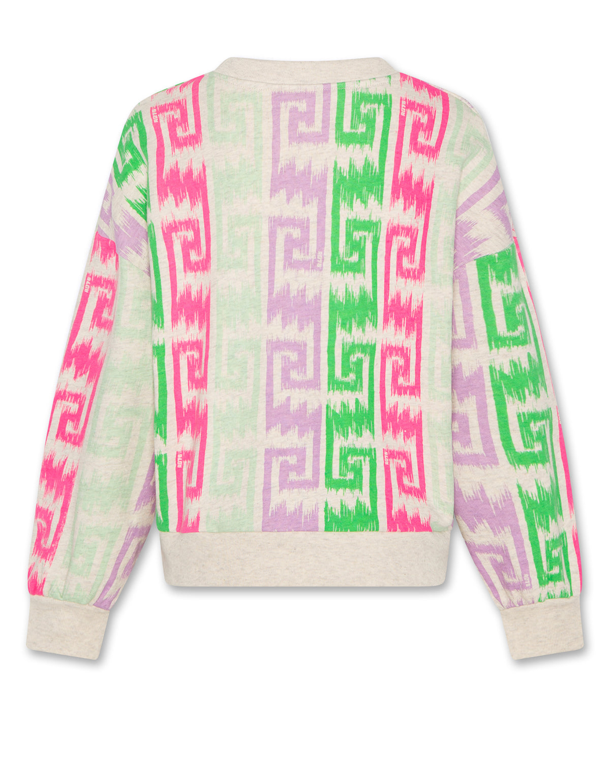Violeta Sweater Geo - Heather Mastic