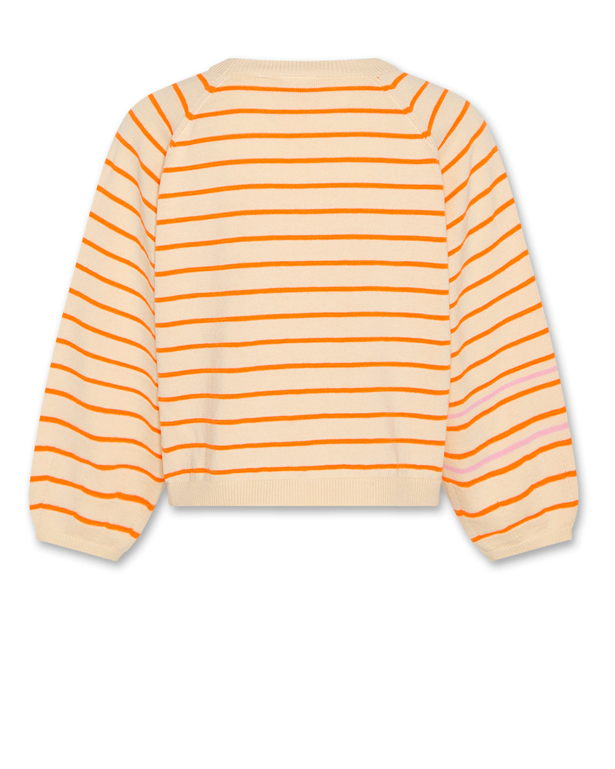 Albi C-Neck Stripe - Fluo Orange