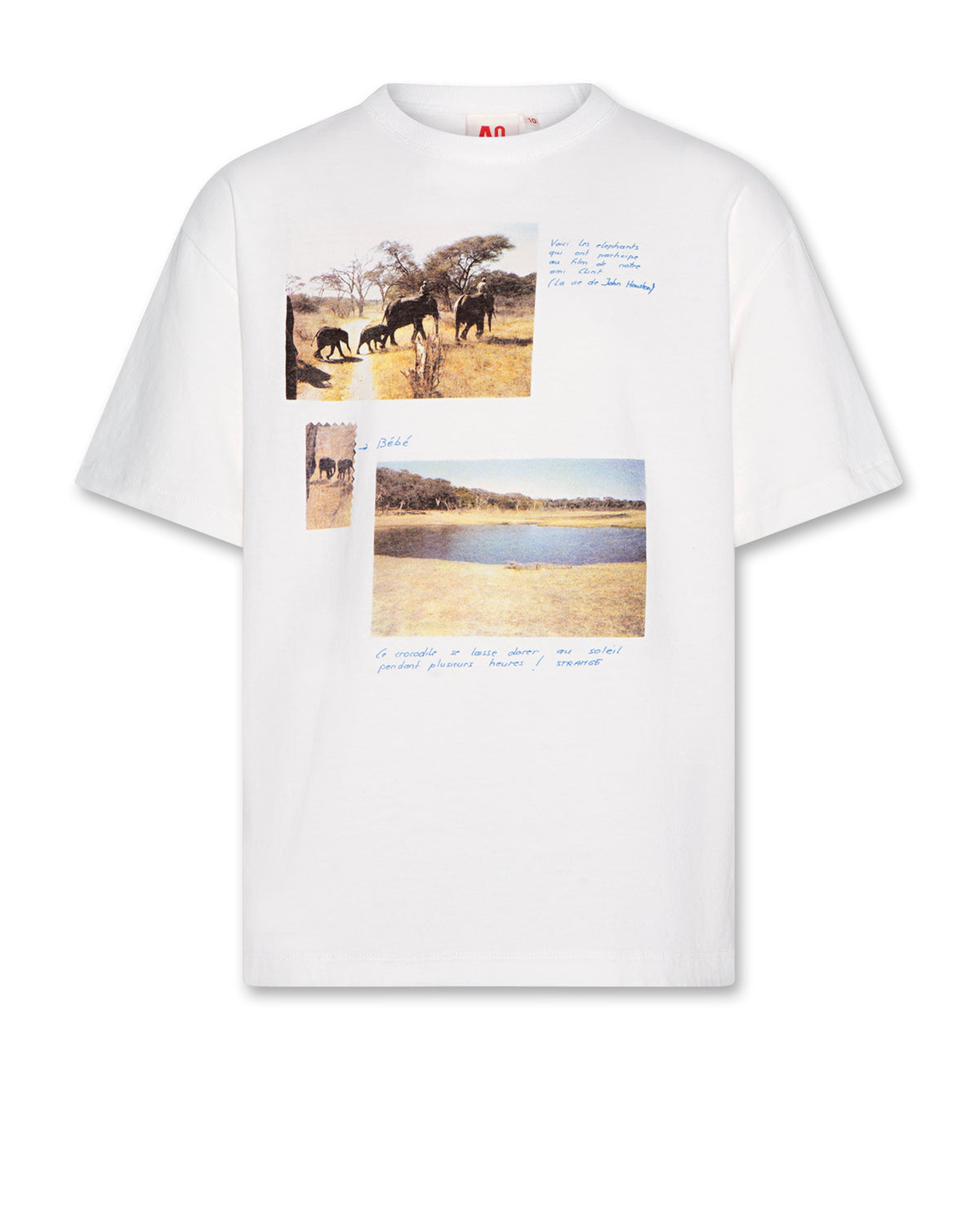 Silas T-Shirt Elephant - White