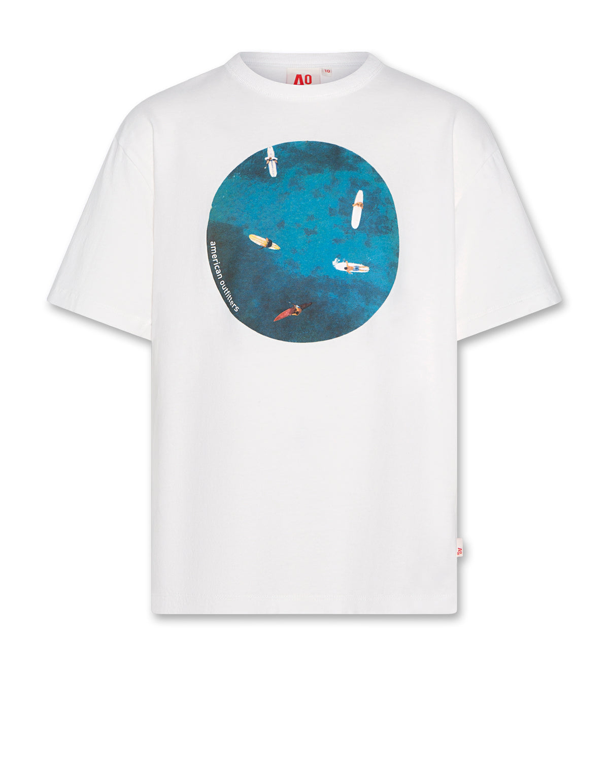 Silas T-Shirt Pacific - White