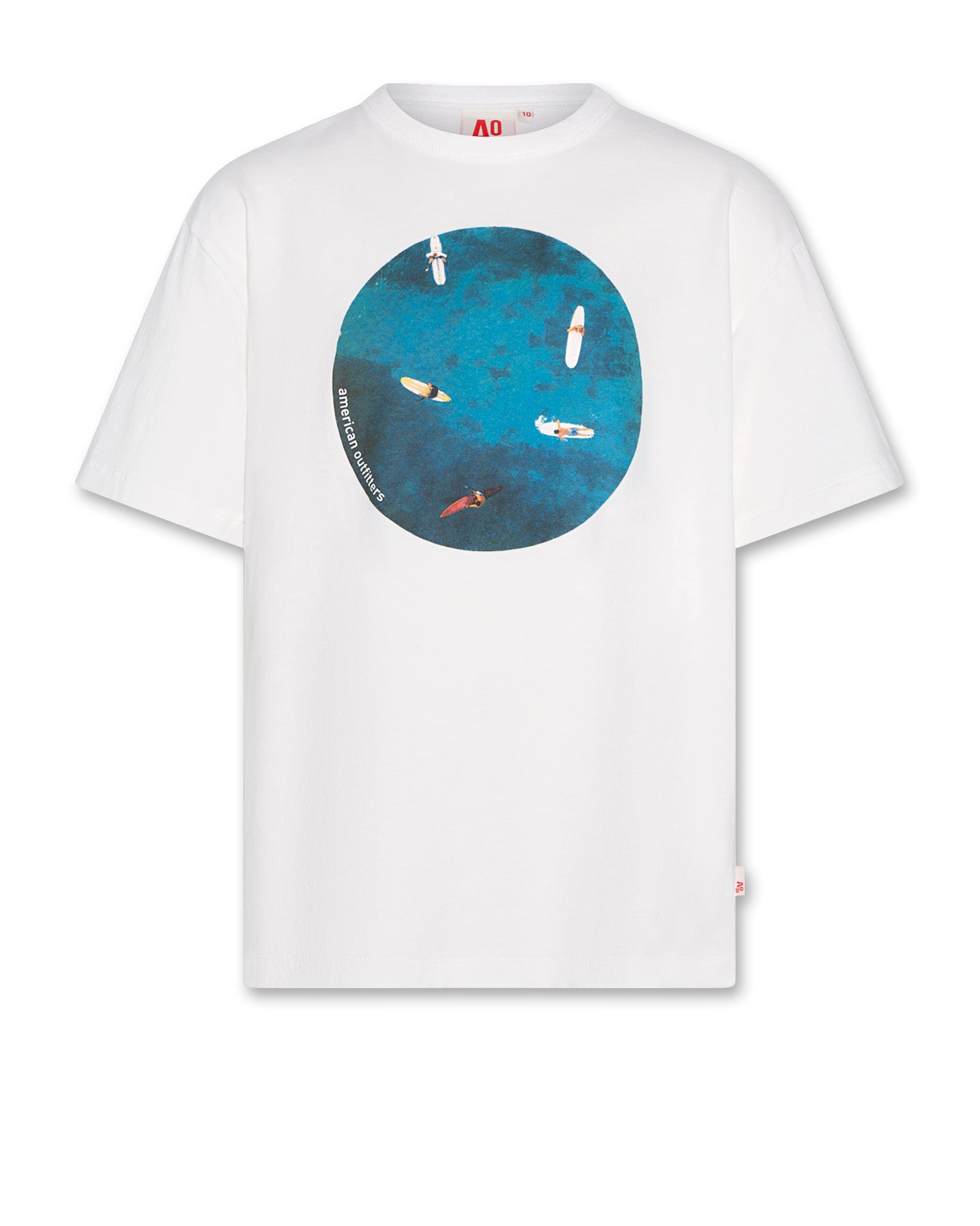 Silas T-Shirt Pacific - White