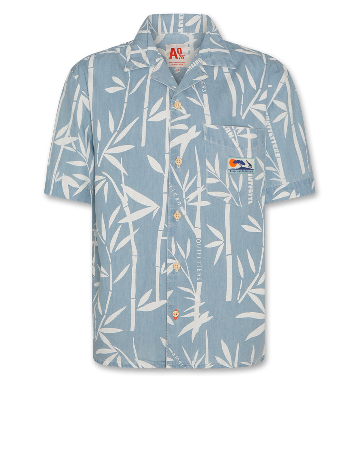 Hawaiian Shirt Bamboo - Wash Bleach