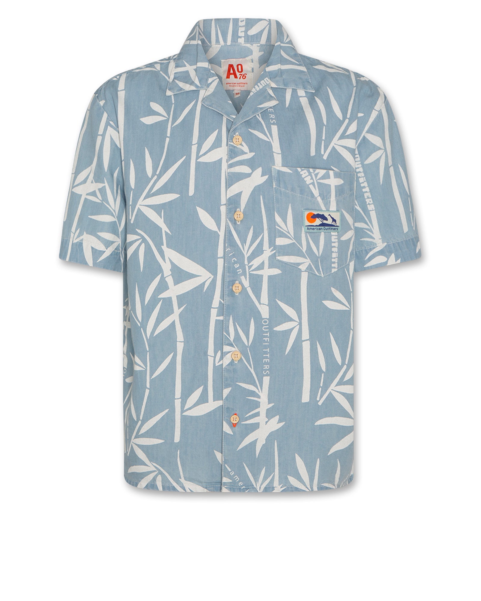 Hawaiian Shirt Bamboo - Wash Bleach