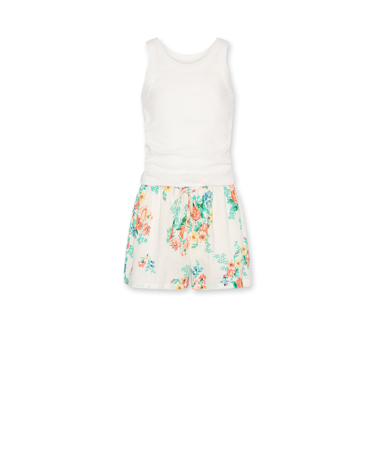 La Pajamas Shorts+Top G - Tia Flower
