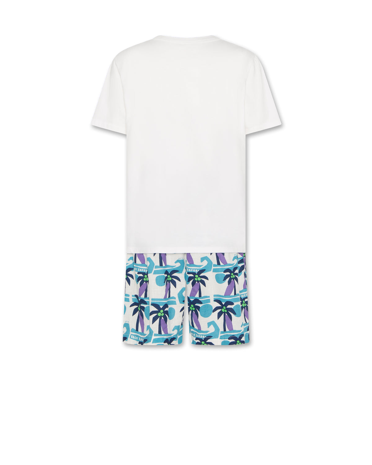 Le Pajamas Shorts + T-Shirt - Safari Multicolor