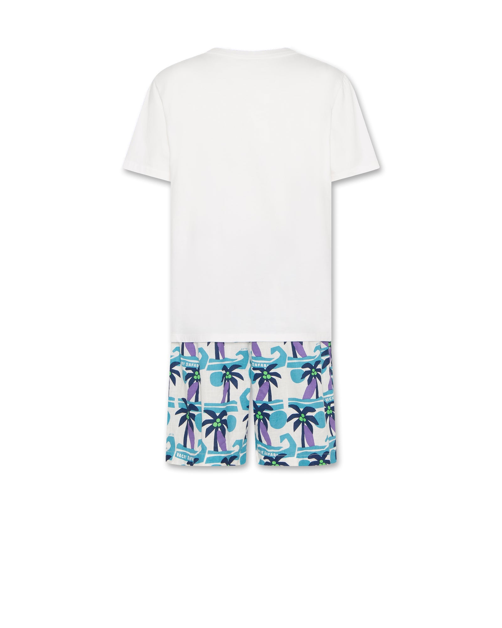 Le Pajamas Shorts + T-Shirt - Safari Multicolor