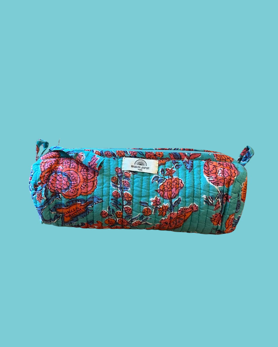 Trousse Indore Beige en voile de coton