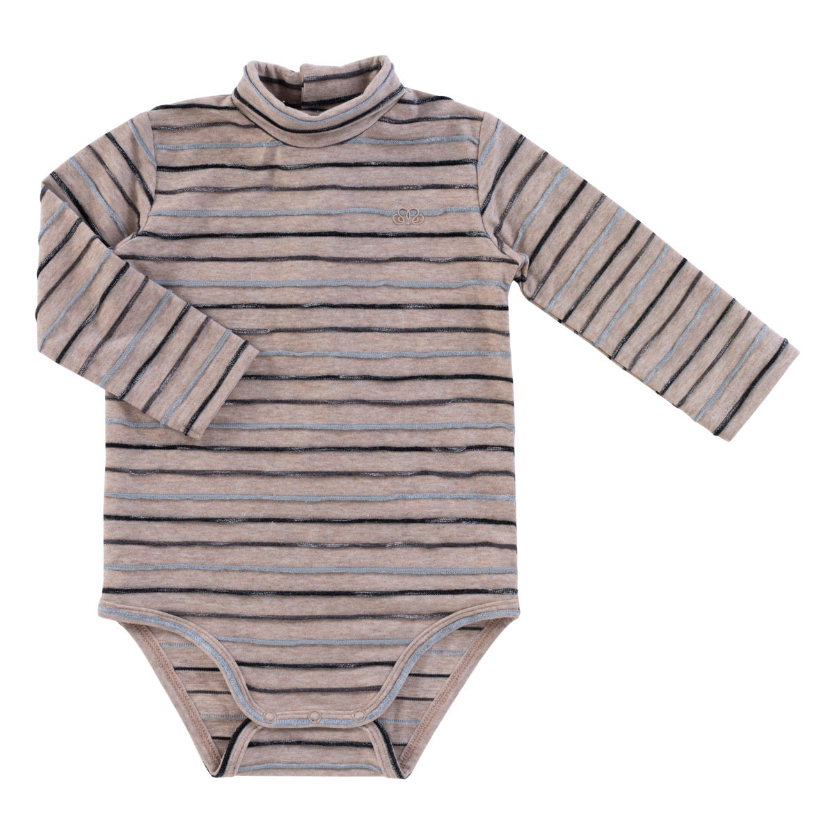 Turtleneck Body Stripes - Grijs