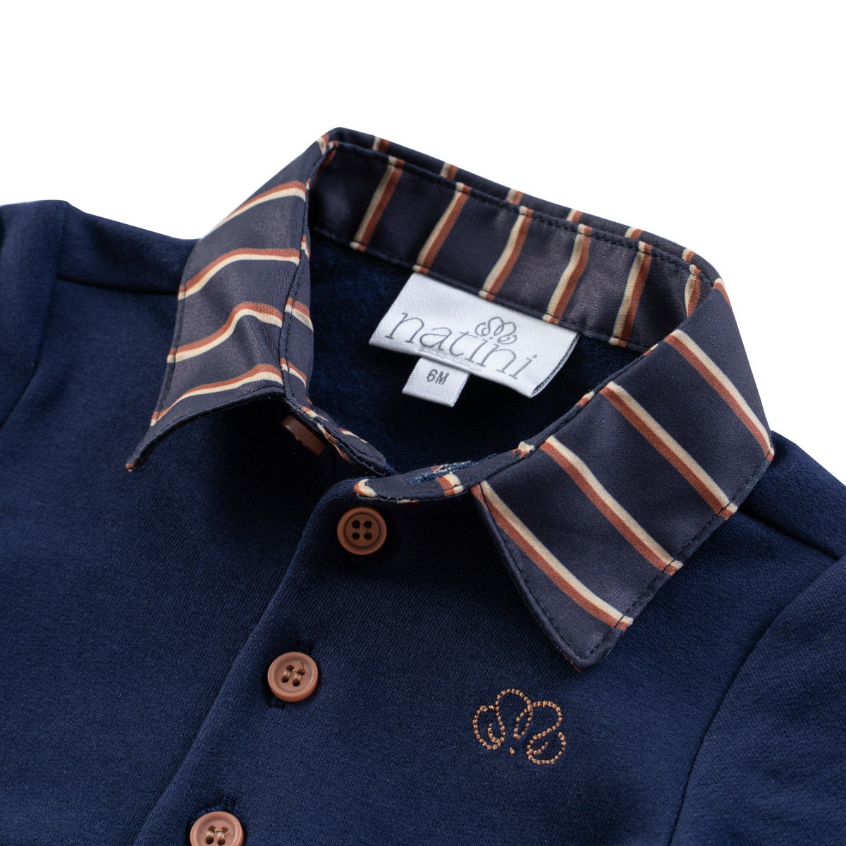 Polo Paul Stripes - Bleu Foncé