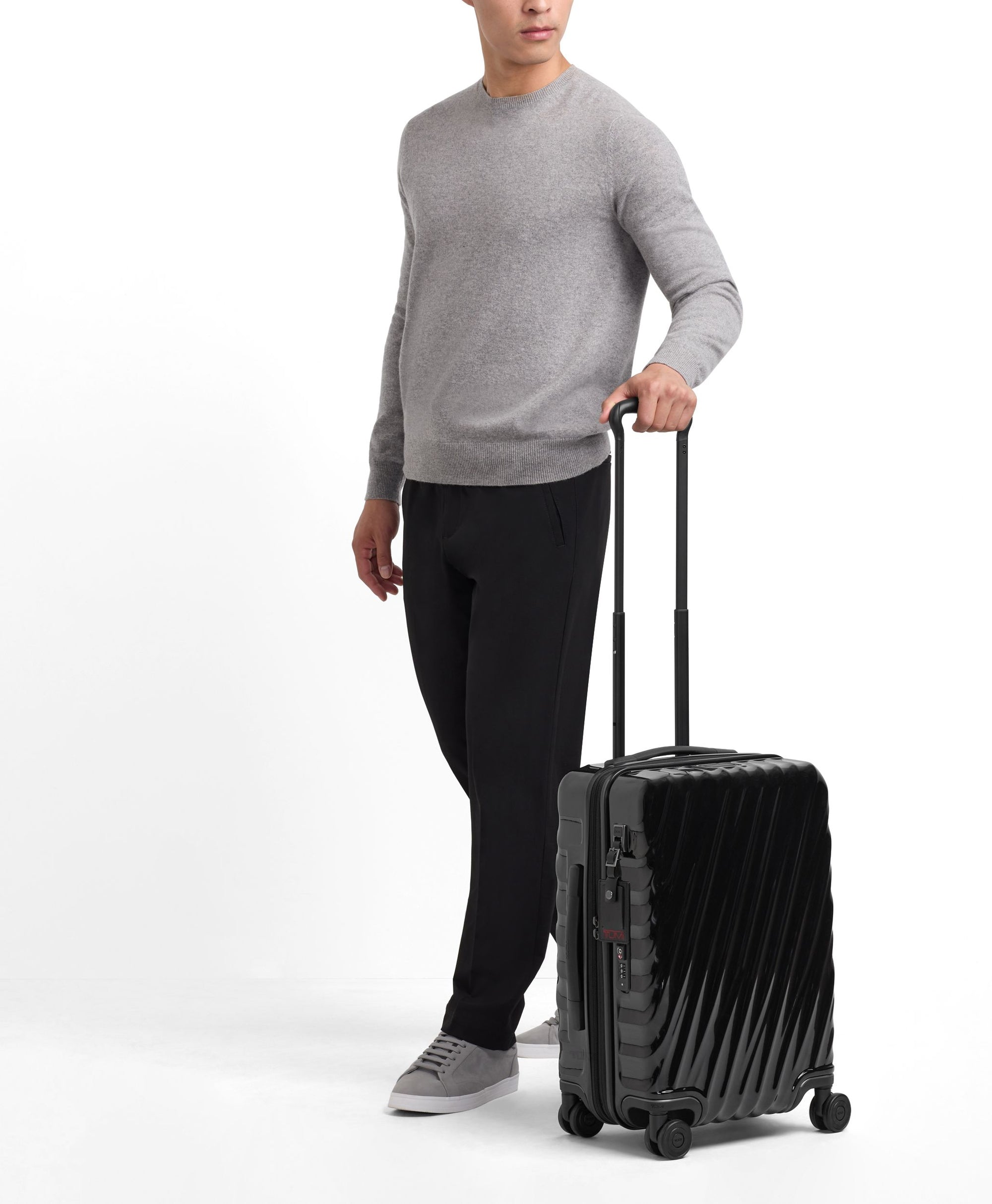 19 Degree - International 4 Wheeled Carry - On - Black