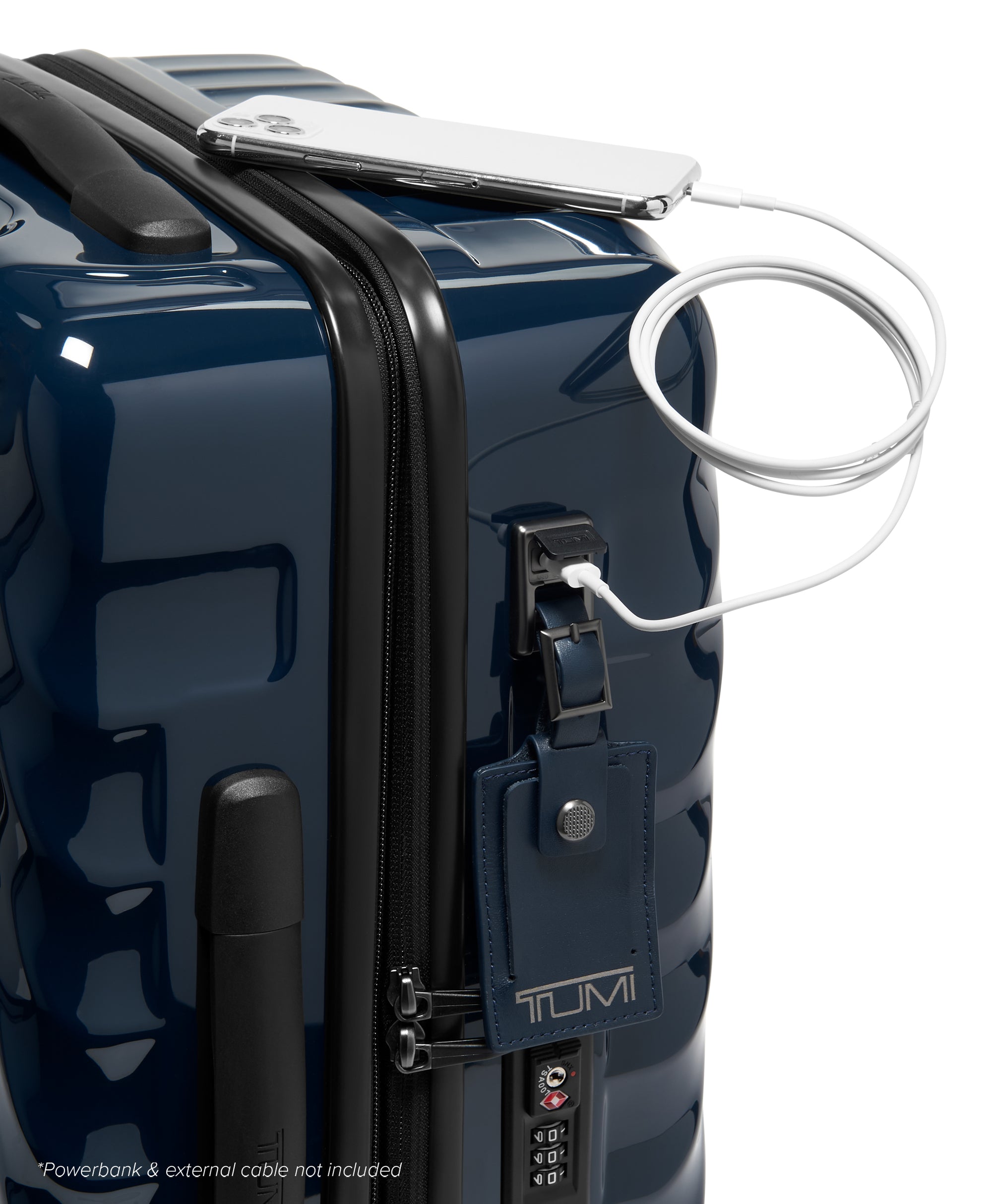 19 Degree - International 4 Wheeled Carry - On - Navy