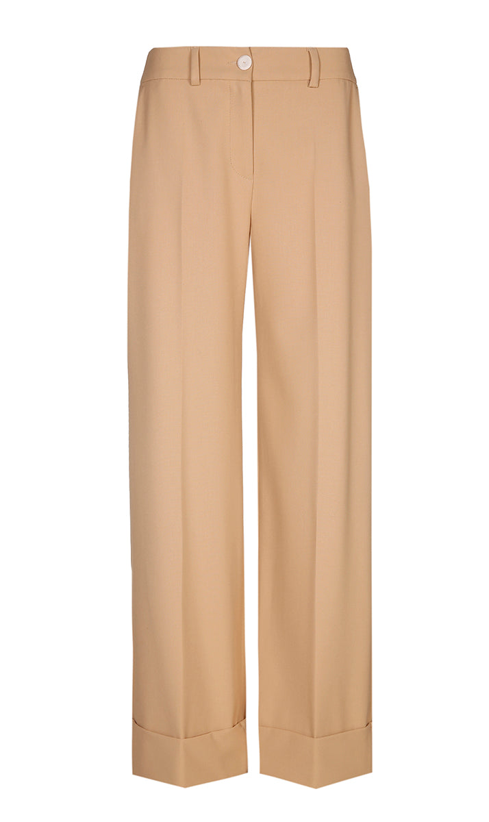 Pantalon - Puk-Border - Beige - W