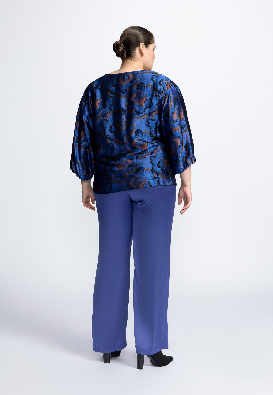 Phocas - Pantalon - Parker Blu - #14213-01-0690 - W