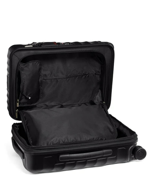 19 Degree - International Expandable 4 Wheeled Carry-On - Texture Black