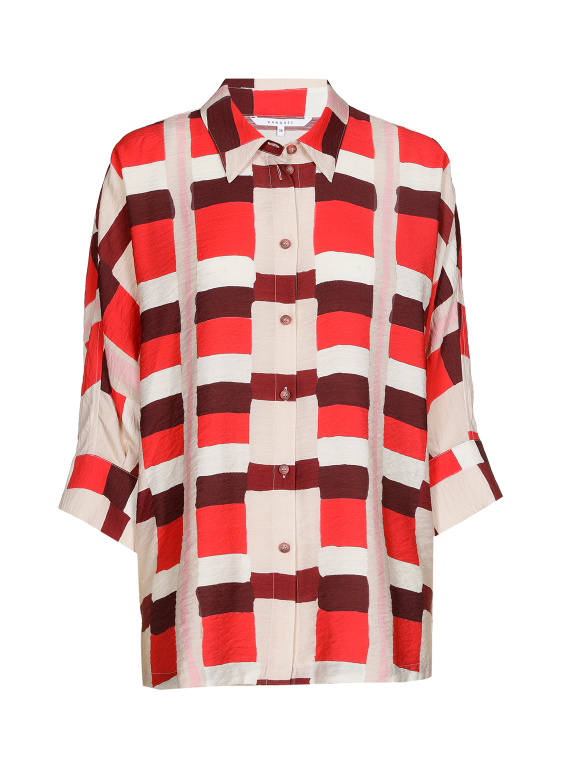 Blouse - Hatide - Fiesta Red