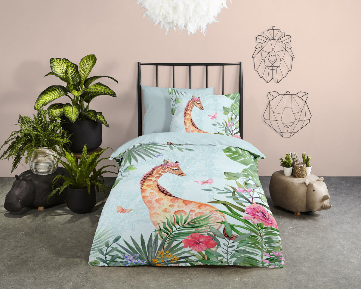Good Morning - Dekbedovertrek - Desiree - Aqua