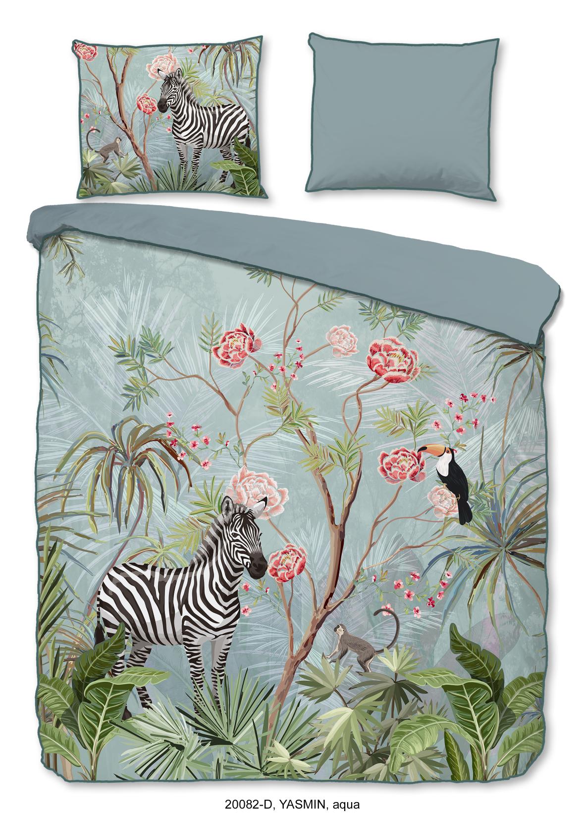 Descanso - Dekbedovertrek - Yasmin - Aqua