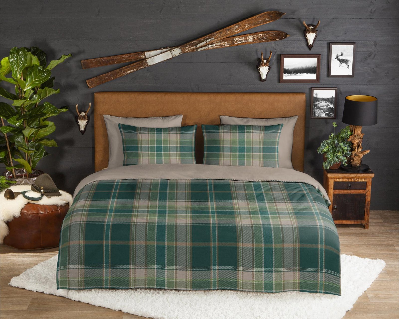 Good Morning - Dekbedovertrek - Dirkje - Green