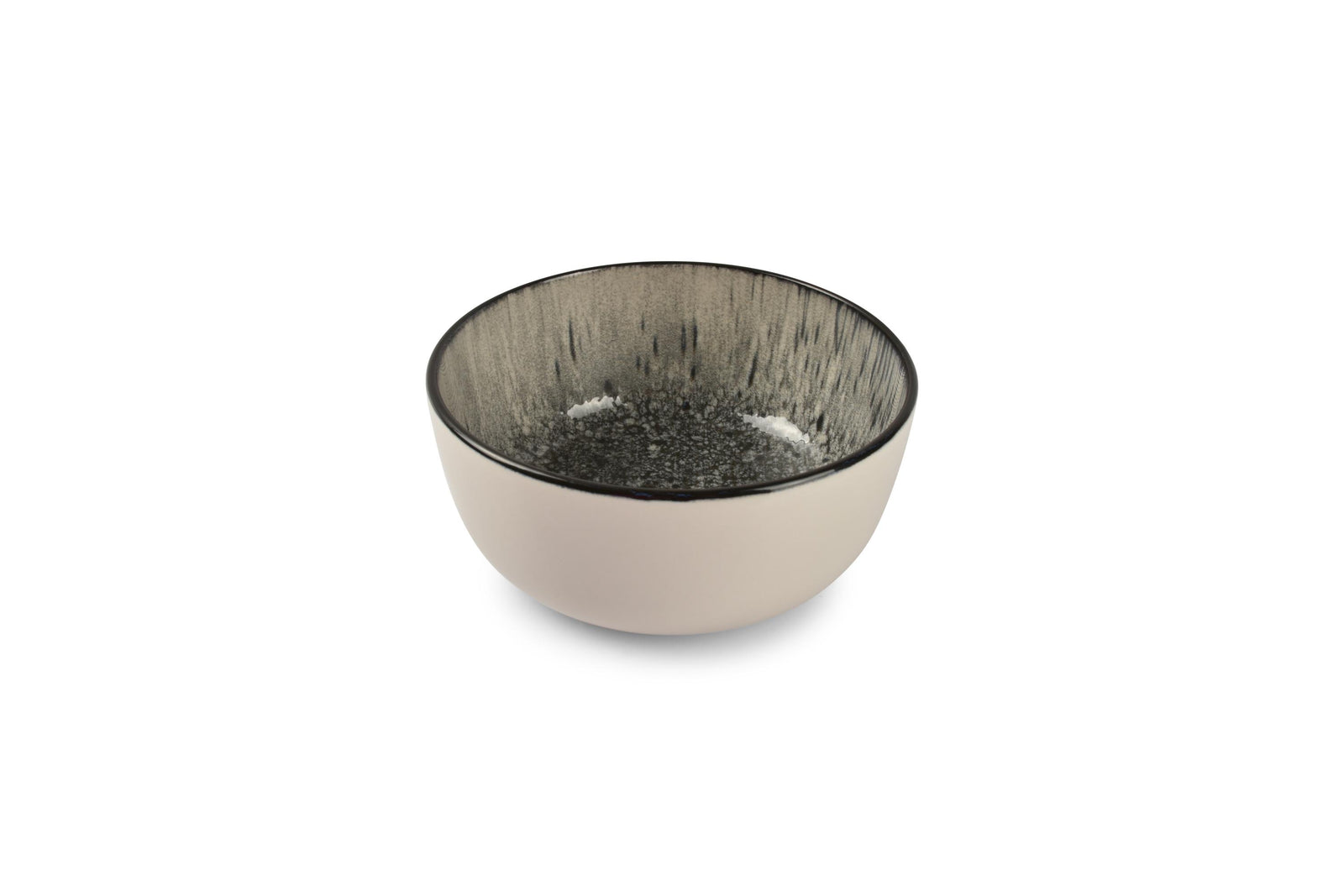 Ona - Bowl 14,5xH6,5cm black Gravel - set/2