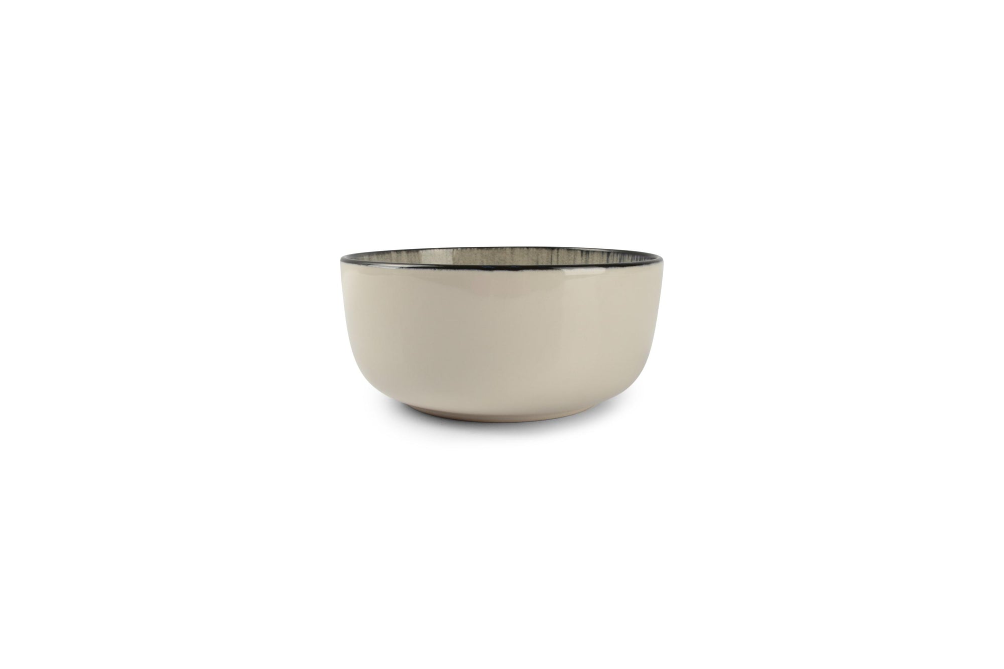Ona - Bowl 14,5xH6,5cm black Gravel - set/2