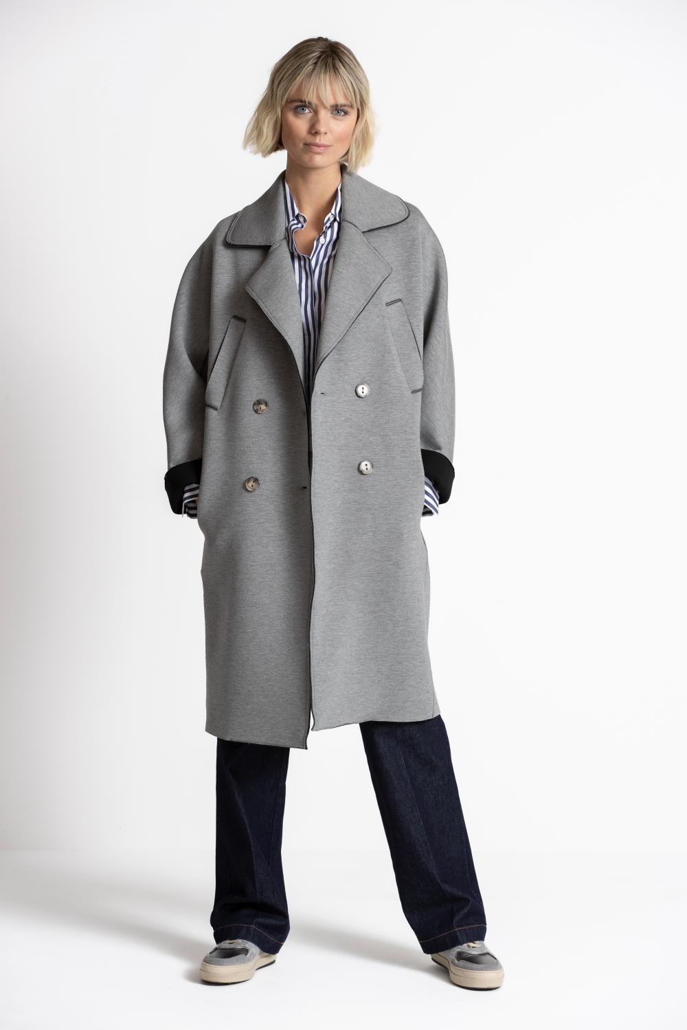 Mantel - Azia Tesuti 610 - Grijs