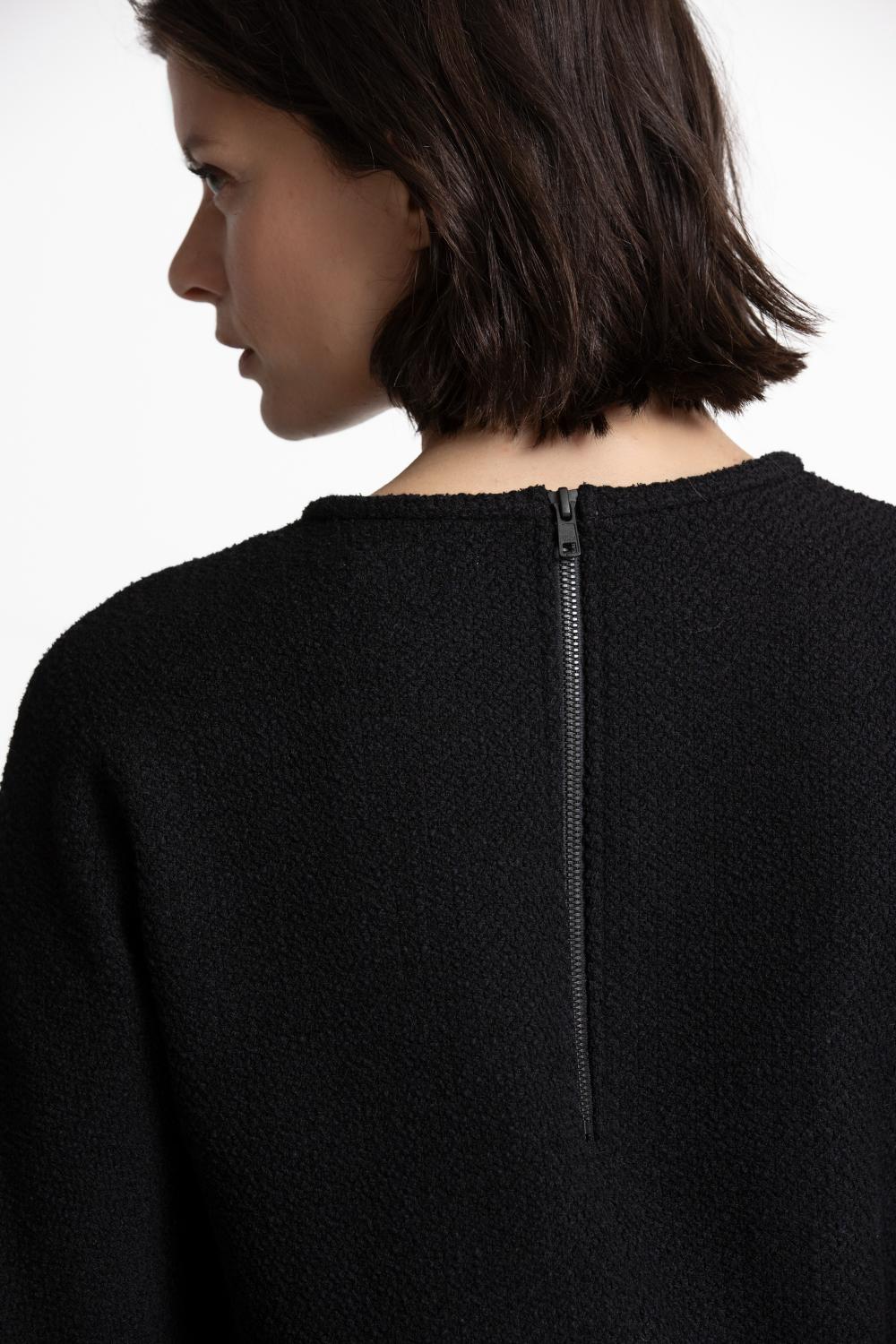 Blouse - Hendy Slit 626 - Zwart