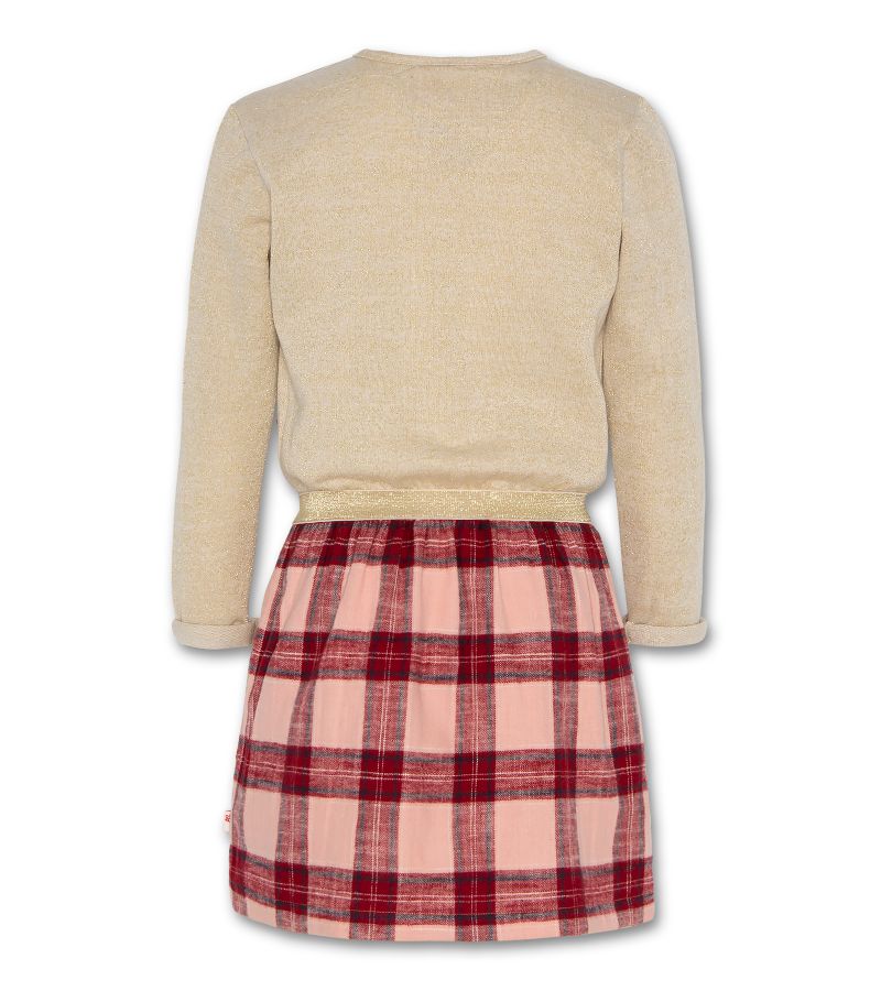 Sweater Check Dress - Dusty Pink - W