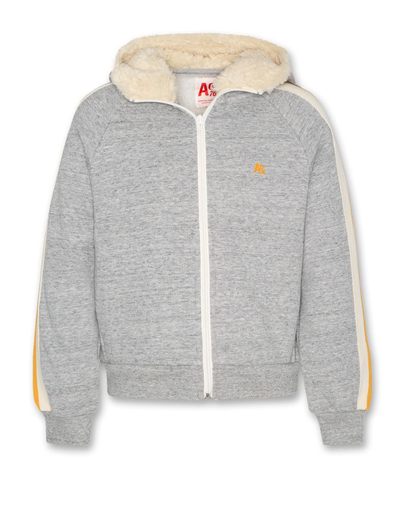 Luna Hoody Zip Sweater Logo - Oxford