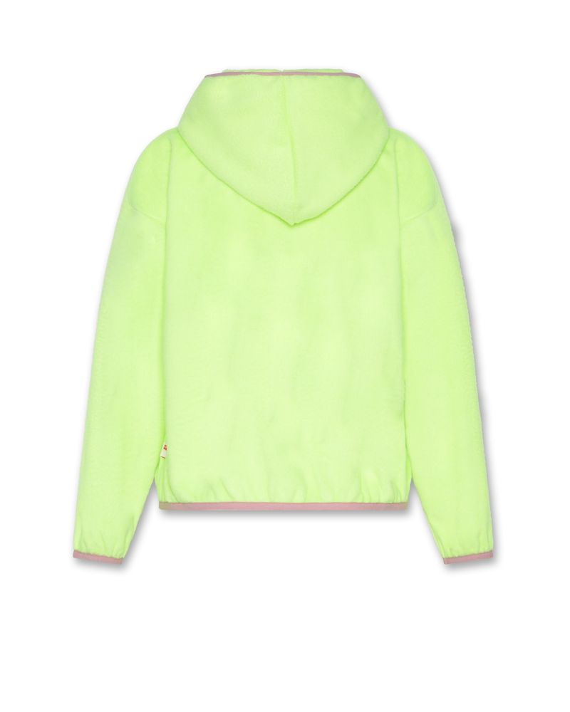 Girls - Sweaters - Viviane Hoody Zip Patch - Heather Grey - W