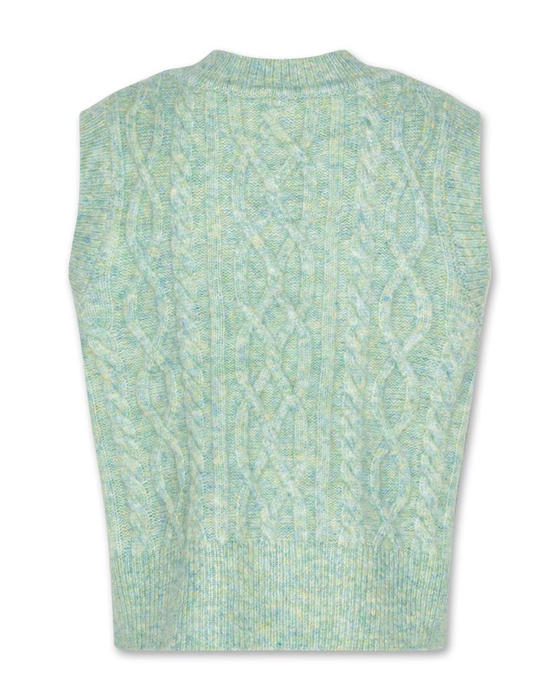 Di Sleeveless C-Neck - Green