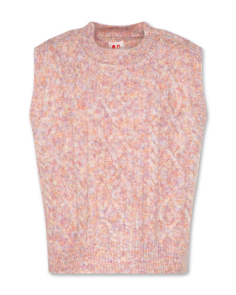 Di Sleeveless C-Neck - Dusty Pink