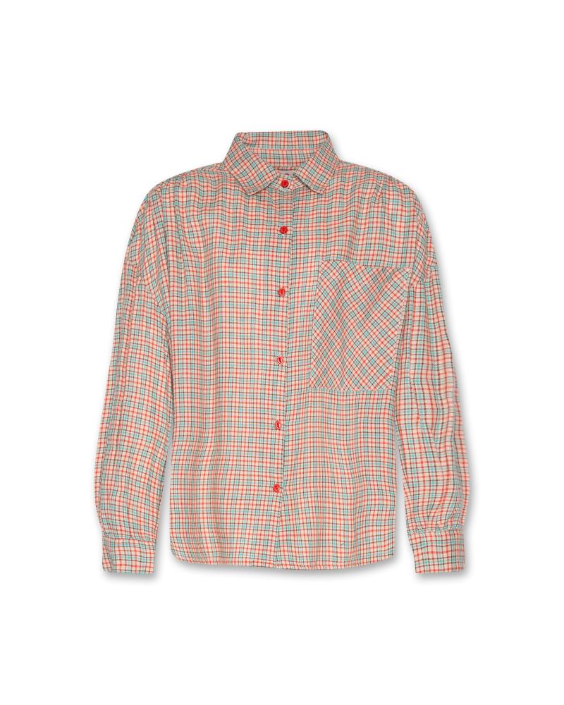 Yoko Red Check Shirt - Red