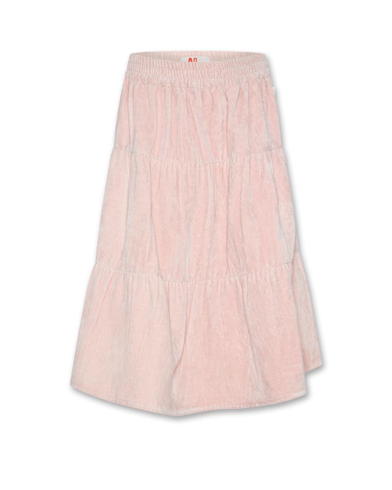 Nikki Velvet Skirt - Dusty Pink