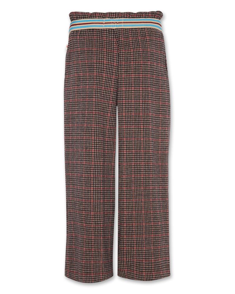 Bet Check Pants - Brown