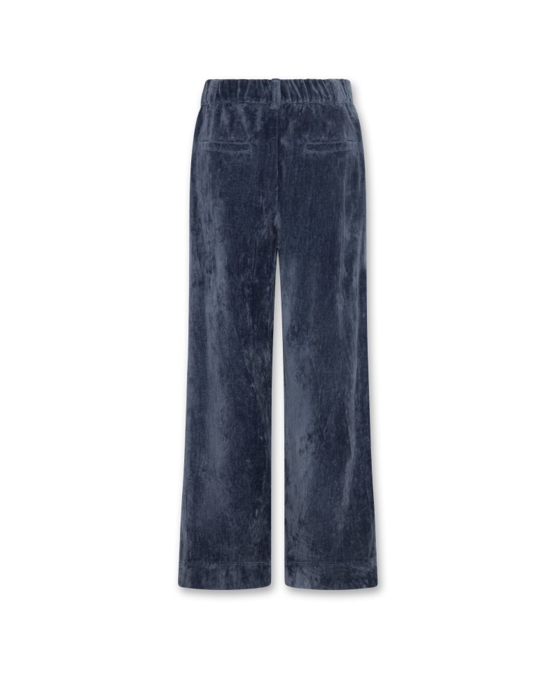 Girls - Pants - Nouha Velvet Pants - Denim Blue