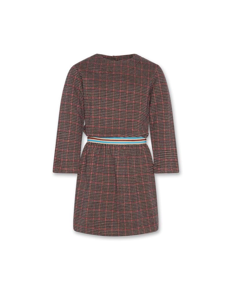 Freya Check Dress - Brown