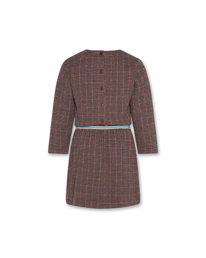 Freya Check Dress - Brown