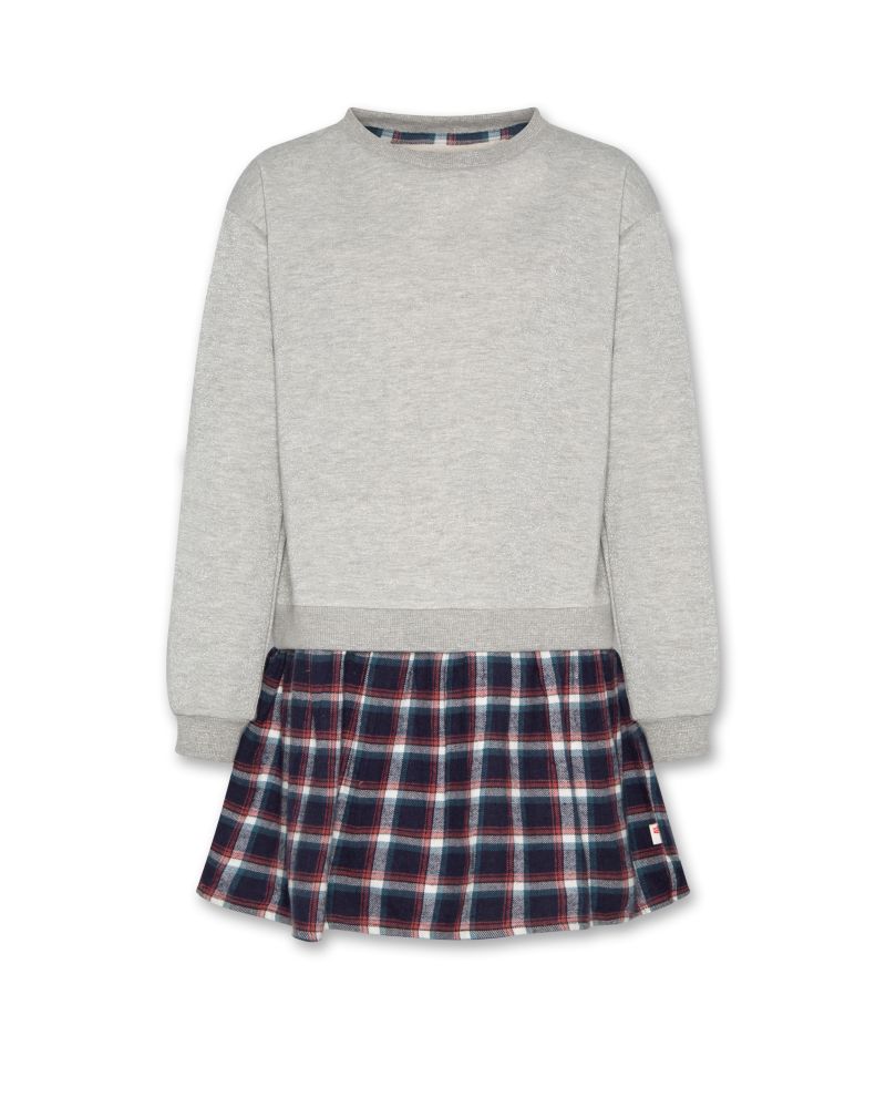 Girls - Dresses - Rupa Blue Check Dress - Navy - W