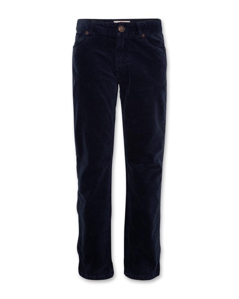 Adam 5-Pocket Cord Pants - Navy