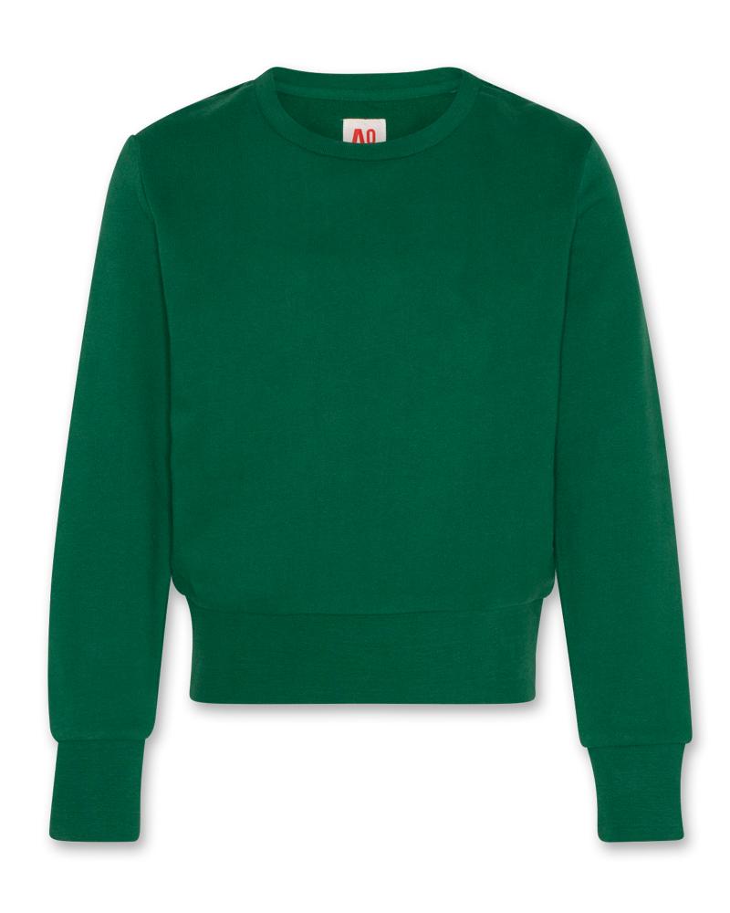 Lana C-Neck Sweater Logo - Green