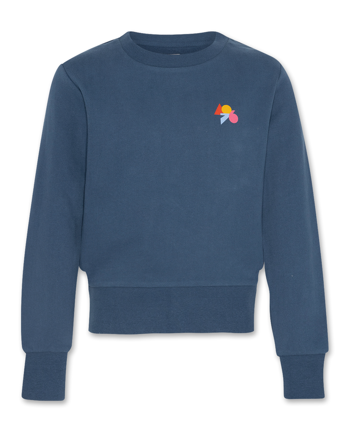 Girls - Sweaters - Lana C-Neck Sweater Club - Denim Blue - W