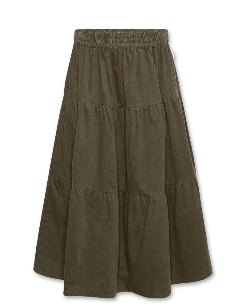 Nikki Cord Skirt - Forest