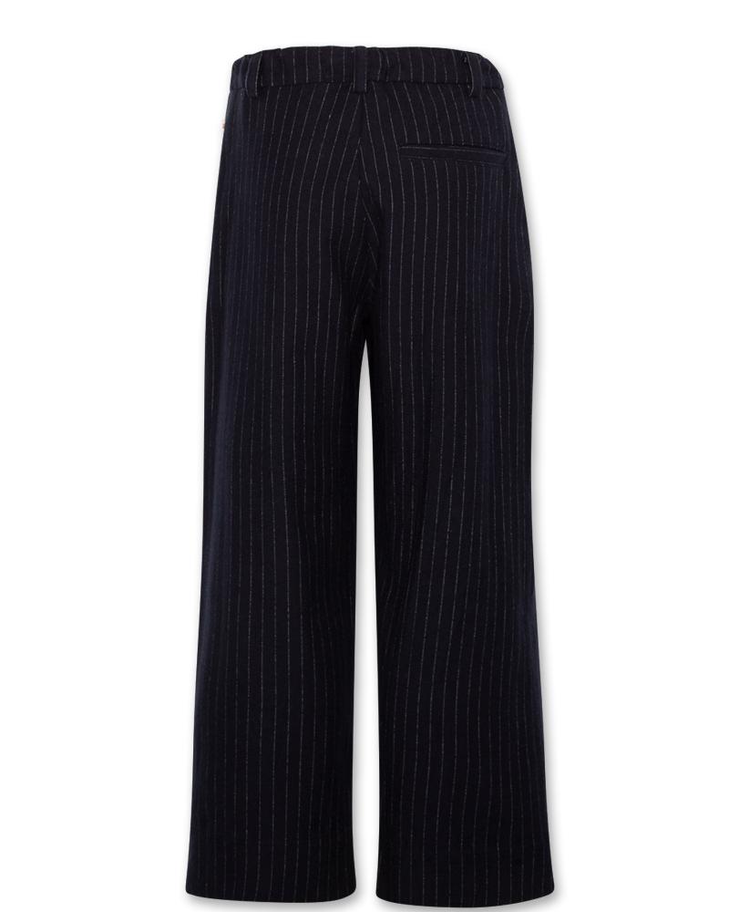 Scarlett Striped Pants - Navy