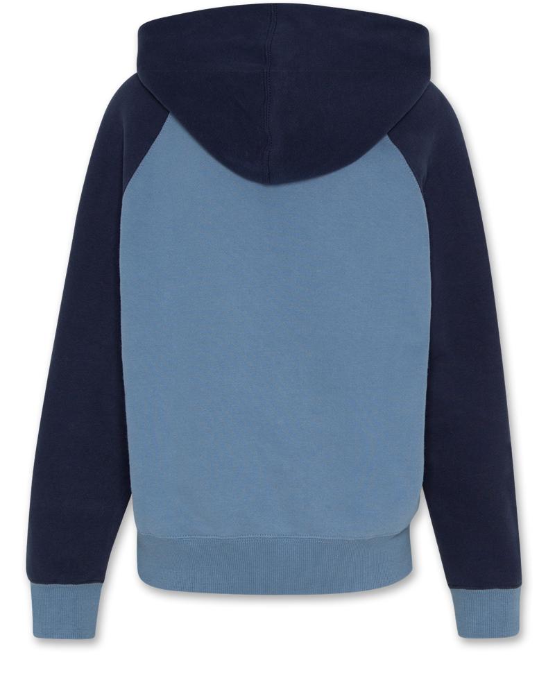 Clyde Hoodie Block - Mid Blue